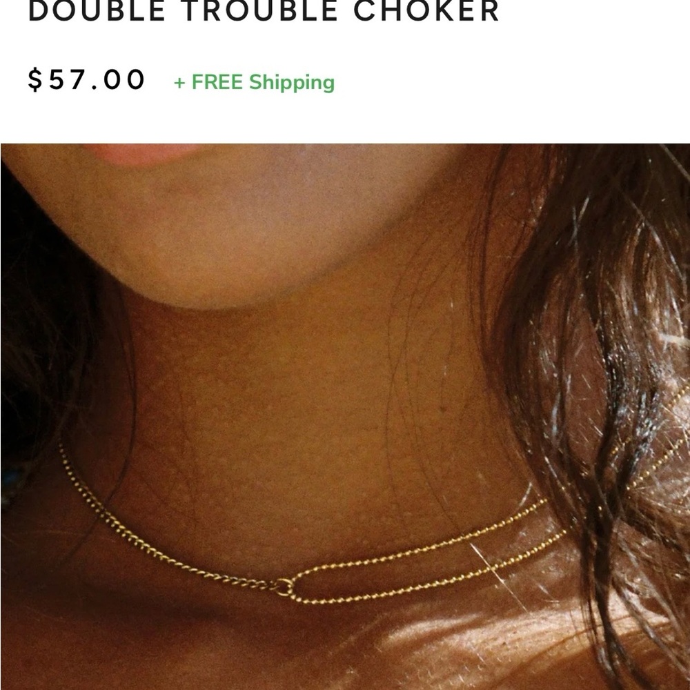 Atolea Waterproof Gold Necklace